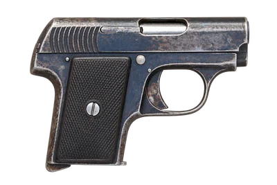 Astra Model 200 Firecat handgun, left-side profile render