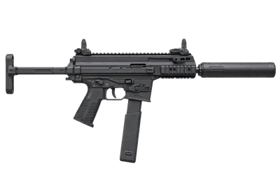 B&T APC10 submachine gun, left-side profile render