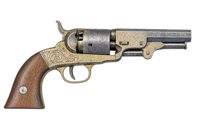 Bacon Pocket Revolver revolver, left-side profile render