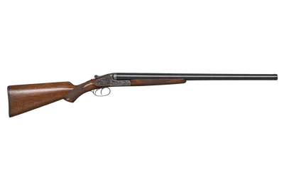 Baker Black Beauty Special shotgun, left-side profile render