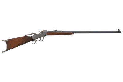 Ballard No. 4 Perfection rifle, left-side profile render