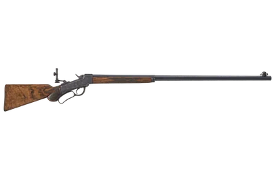 Ballard No. 7 Long Range Creedmoor rifle, left-side profile render