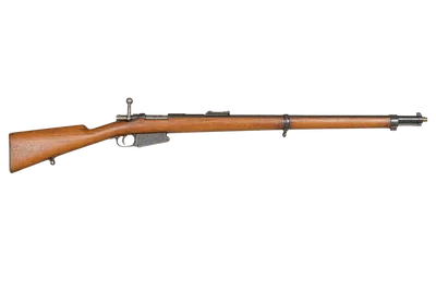 Belgian Mauser M1889 rifle, left-side profile render