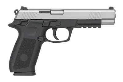 Beretta 8000F Cougar Inox handgun, left-side profile render