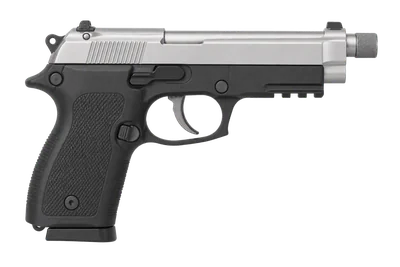 Beretta 84FS Cheetah handgun, left-side profile render