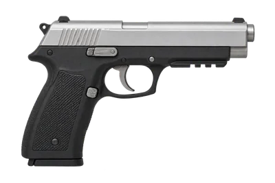 Beretta 86 handgun, left-side profile render