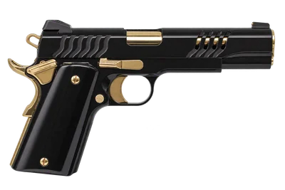 Iver Johnson Eagle Onyx handgun, left-side profile render