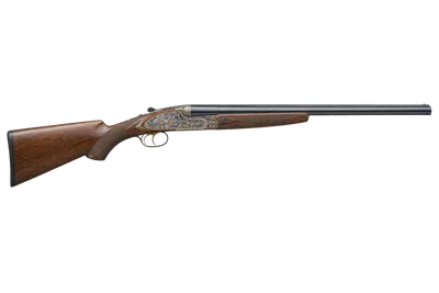 L.C. Smith Eagle Grade shotgun, left-side profile render