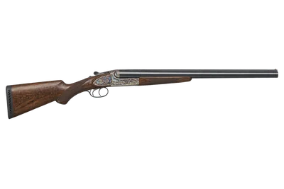Lefever DSE Grade shotgun, left-side profile render