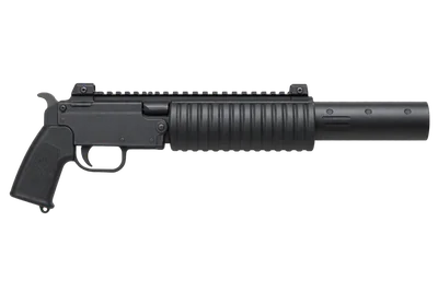 LMT M203-2003 shotgun, left-side profile render