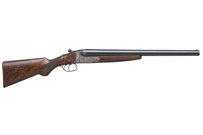 Parker Brothers AH shotgun, left-side profile render
