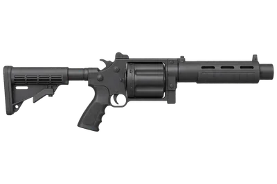 Penn Arms SL6 revolver, left-side profile render