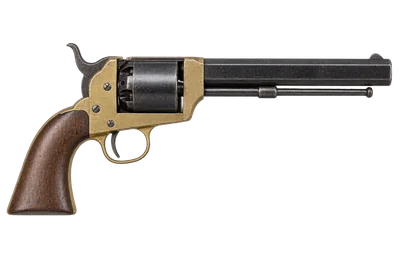 Plant's Front-Loading Army Revolver revolver, left-side profile render