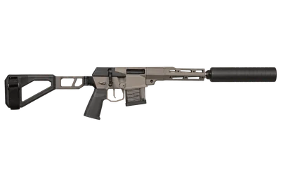Q Mini Fix handgun, left-side profile render