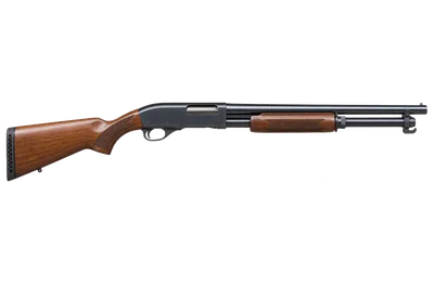 Remington Model 870 shotgun, left-side profile render