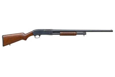 Remington Model 10 shotgun, left-side profile render