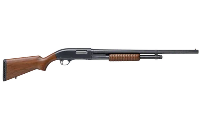 Remington Model 31 shotgun, left-side profile render