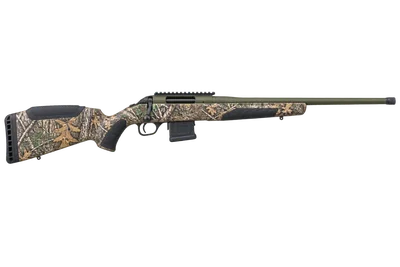 Savage 220 EXCAPE CAMO shotgun, left-side profile render