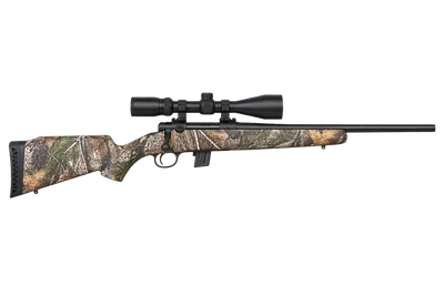 Savage 93/93R17 XP BRUSH CAMO rifle, left-side profile render