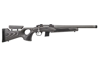 Savage A SERIES TARGET THUMBHOLE rifle, left-side profile render
