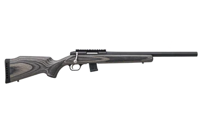 Savage A17 TARGET SPORTER LAMINATE rifle, left-side profile render