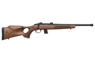 Savage A22 TIMBER THUMBHOLE rifle, left-side profile render