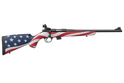 Savage RASCAL RED, WHITE, & BLUE rifle, left-side profile render