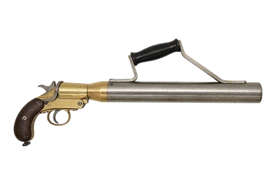 Schermuly Line Throwing Gun rifle, left-side profile render