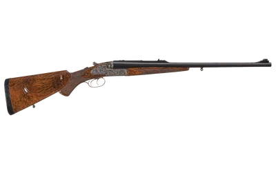 Searcy Sidelock Double Rifle rifle, left-side profile render