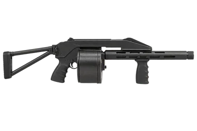 Sentinel Arms Striker-12 revolver, left-side profile render