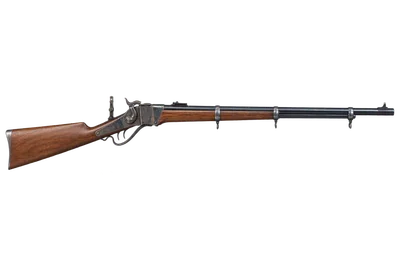 Sharps New Model 1859 rifle, left-side profile render