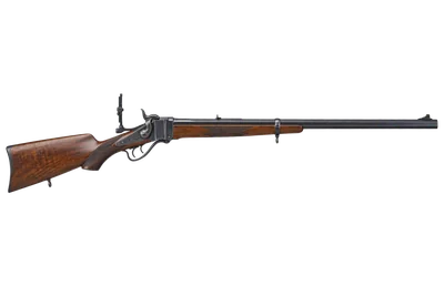 Sharps Model 1874 rifle, left-side profile render