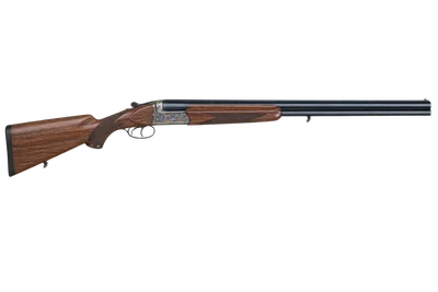 Simson Suhl SxS shotgun, left-side profile render