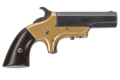 Southerner Deringer handgun, left-side profile render