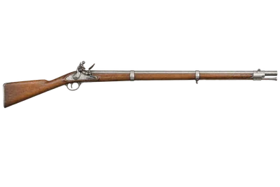 Springfield Model 1812 Musket rifle, left-side profile render