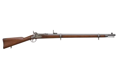 Springfield Model 1865 Allin Conversion rifle, left-side profile render
