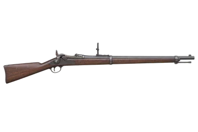 Springfield Model 1873 Cadet Rifle rifle, left-side profile render