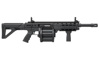 SRM Arms 1216 shotgun, left-side profile render