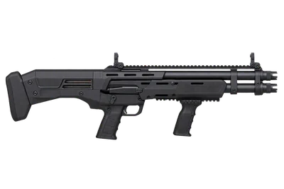 Standard Manufacturing DP-12 shotgun, left-side profile render