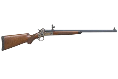 Stevens Bisley No. 600 rifle, left-side profile render