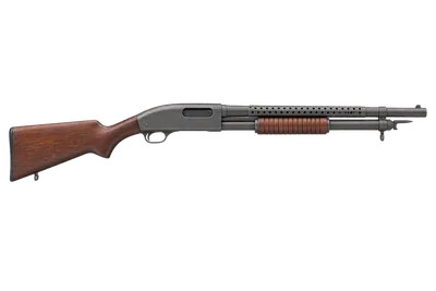 Stevens Model 520-30 shotgun, left-side profile render
