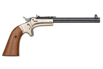 Stevens No. 43 Diamond Tip-Up Pistol handgun, left-side profile render