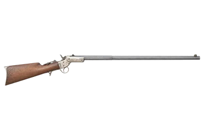 Stevens Tip-Up Rifle rifle, left-side profile render