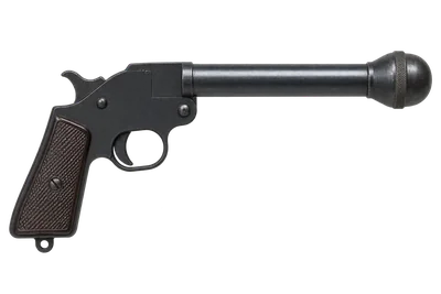 Walther Kampfpistole handgun, left-side profile render