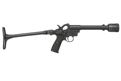 Walther Sturmpistole handgun, left-side profile render