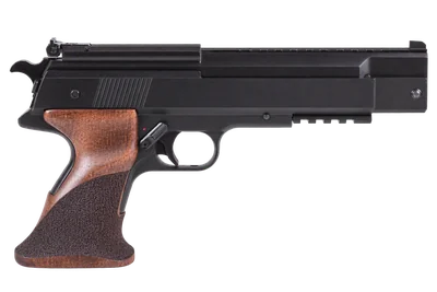 Weihrauch HW75 handgun, left-side profile render